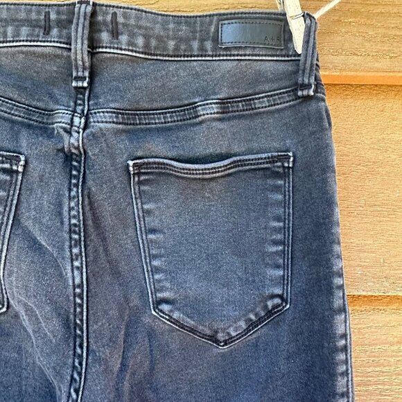 Abercrombie & Fitch Harper Low Rise Jean Jegging Faded Black Skinny Jeans Size 4 - Picture 10 of 12